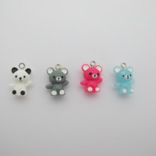 Resin Bear Charms 20x15mm - 50 pcs