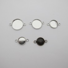 40 Support intercalaire cabochon 10mm/12mm/14mm/16mm