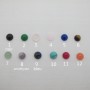 10 Cabochons rainbow stone 10mm