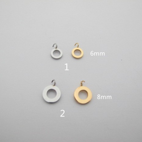 10 pcs pendentif acier inoxydable