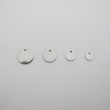 Sequins ronds acier inoxydable 6mm/8mm/10mm/12mm