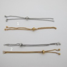 Bracelet acier inoxydable 5 pcs