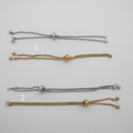 5 pcs bracelet acier inoxydable