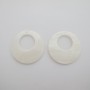 10 pcs pendentif rond 40mm en nacre
