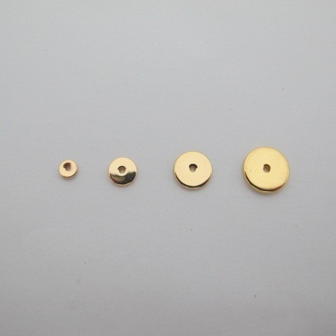 25 Perles D'espacement Torsadées Plaquées Or 14K - 5mm - En Cuivre/laition - Pour Bijoux DIY (colliers, Bracelets...)