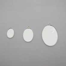 Oval cabochon holder 13x18mm /18x25mm/30x40mm