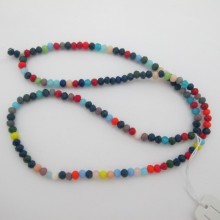 Glass faceted beads 4mm 48cm