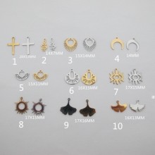 Pendant stainless steel 10 pcs