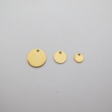 Round stainless steel sequin