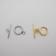 Stainless Steel T-Clasps 15mm