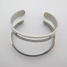 2 pieces Bracelet 10x150mm en acier inox