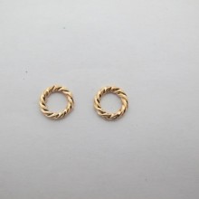 30 pcs anneaux intercalaires 10mm en métal