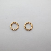 30 pcs anneaux intercalaires 10mm en métal