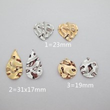 10 pcs pendentif Doré à l'or fin