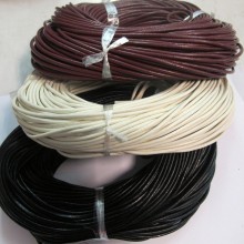 50mts Round leather cord 2.5mm
