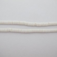 Rondelles en pâte polymère 5MM- Fil De 39 Centimetres