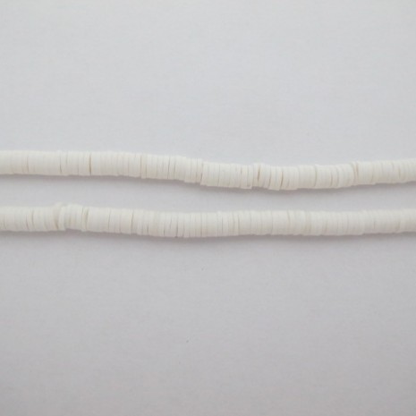 Rondelles en pâte polymère 5MM- Fil De 39 Centimetres