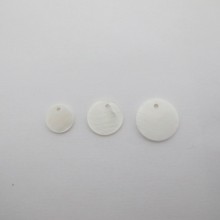 Round Mother of Pearl Sequins 10mm/ 13mm /15mm - 50 pcs