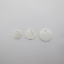 Sequins rond en nacre 10mm/ 13mm /15mm - 50 pcs