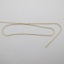 10 m Chaîne maille serpentine 0.3mm en acier inox