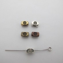 Metal Beads 7x4mm - 100 pcs