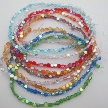 Glass beads 6mm - 36cm