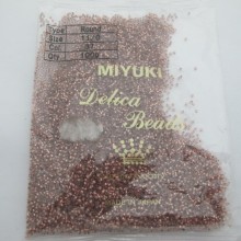 MIYUKI DELICA CRYSTAL COPPER LINED 11/0 DB0037 - 100g