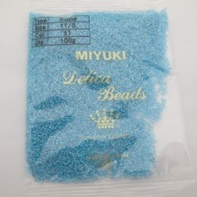 MIYUKI DELICA AQUA LINED CRYSTAL AB 11/0 DB0057 - 100g