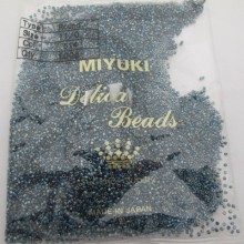 MIYUKI DELICA METALLIC STEEL BLUE IRIS 11/0 DB0514 - 100g