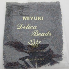 MIYUKI DELICA matte opaque dark grey ab 11/0 DB0884 - 100g