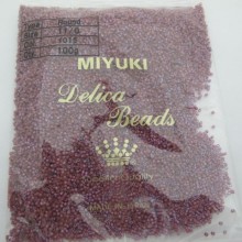 MIYUKI DELICA METALLIC RASPBERRY GOLD IRIS 11/0 DB1015 - 100g