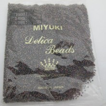 MIYUKI DELICA MAT METALLIC TAUPE GOLD IRIS 11/0 DB1056 - 100g