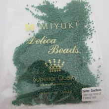 MIYUKI DELICA DYED OPAQUE GREEN 11/0 DB0656 - 50g