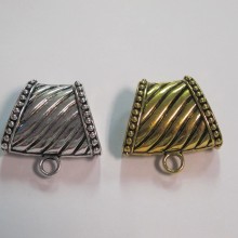 10 Pendant clip for scarf 39x40mm