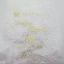 50 GRS MIYUKI DELICA 11/0 DB0200 opaque white