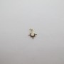 10 pcs pendentif 13x11mm acier inoxydable