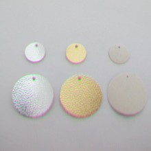 Round leatherette pendant 20mm /38mm