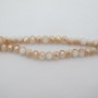Perles facettées 10mm en verre-Fil de 56 Centimetres