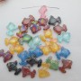 125gm pendentif poisson en plastique 24x20mm