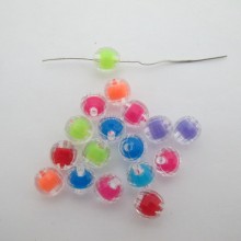 125g Round plastic beads 10mm