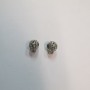 50 Attaches pendentifs 7x11mm pour cordon 4 mm