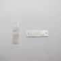 20 pcs Intercalaires rectangle nacre 2 trou 25x7mm