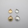35 pcs Support cabochon rond 8mm/10mm