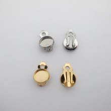 20 pcs Stainless Steel Cabochon Edge Clips 10mm