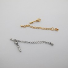 10 pcs Clasp chain clip lace Stainless steel 3mm