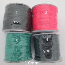 100m Elastic waxed cotton thread 1.0 mm