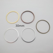 50 pcs Spacer Rings Closed 30mm