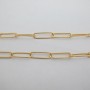 10M CHAÎNES DE MAILLE TROMBONE RECTANGLE 21X6X1.2MM ACIER INOXYDABLE