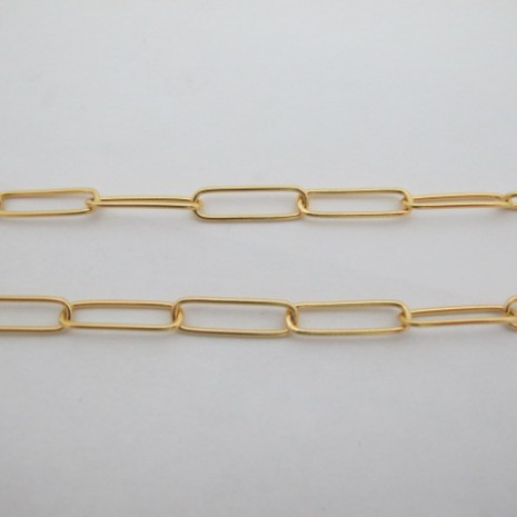 10M CHAÎNES DE MAILLE TROMBONE RECTANGLE 21X6X1.2MM ACIER INOXYDABLE