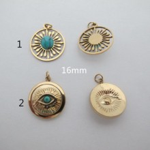 10 pcs Pendentif acier inoxydable